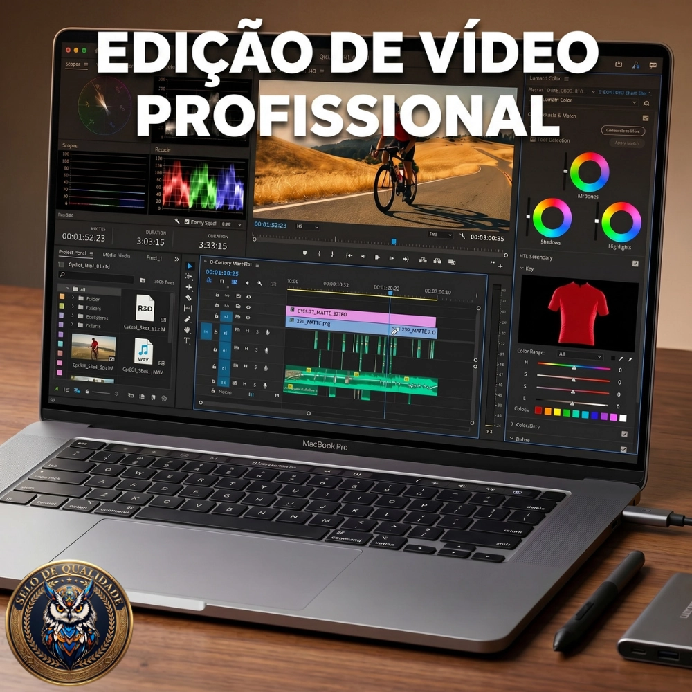 Edição de Vídeo Profissional para Conteúdo e Anúncios