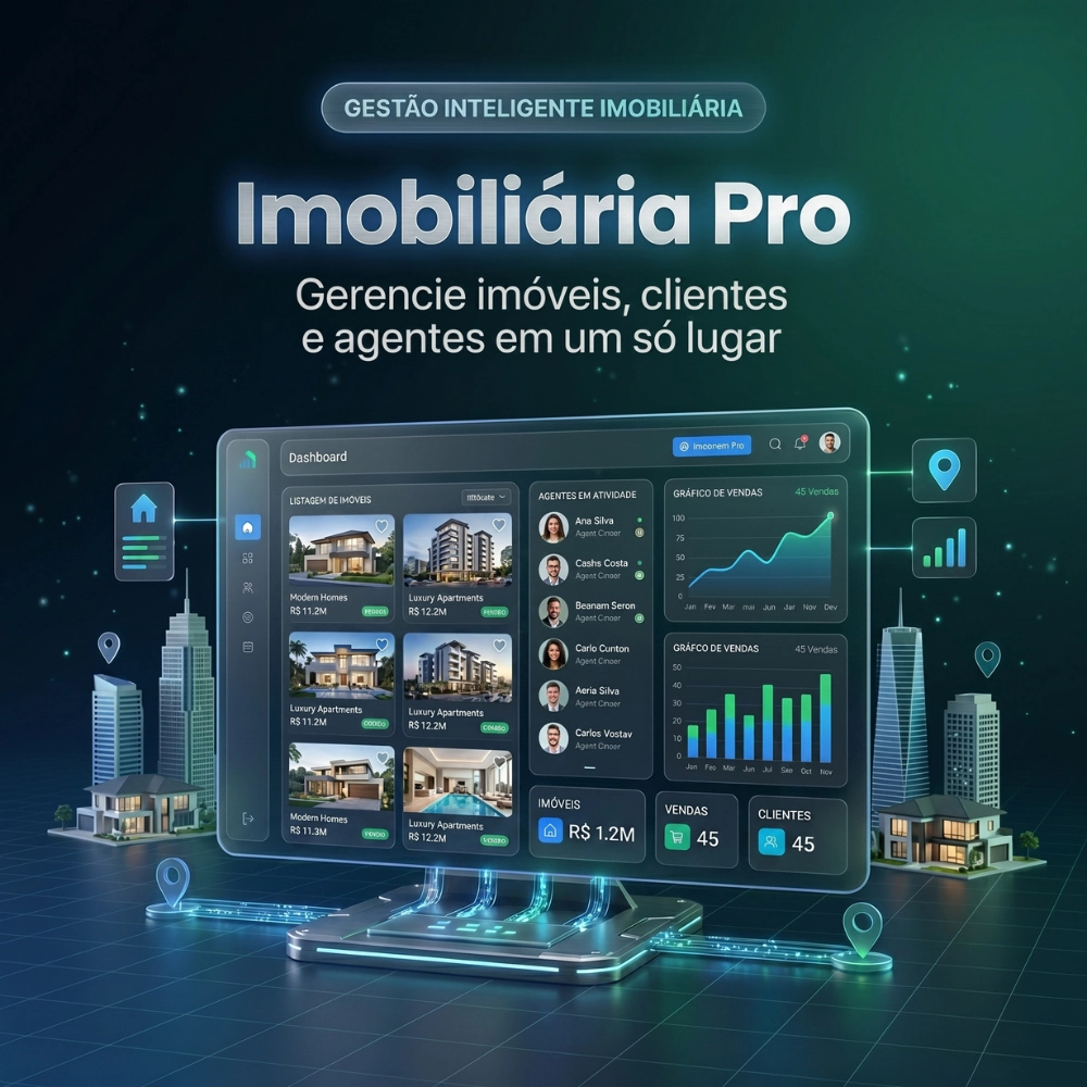 Imobiliária Pro — SaaS — Código Fonte – Revenda