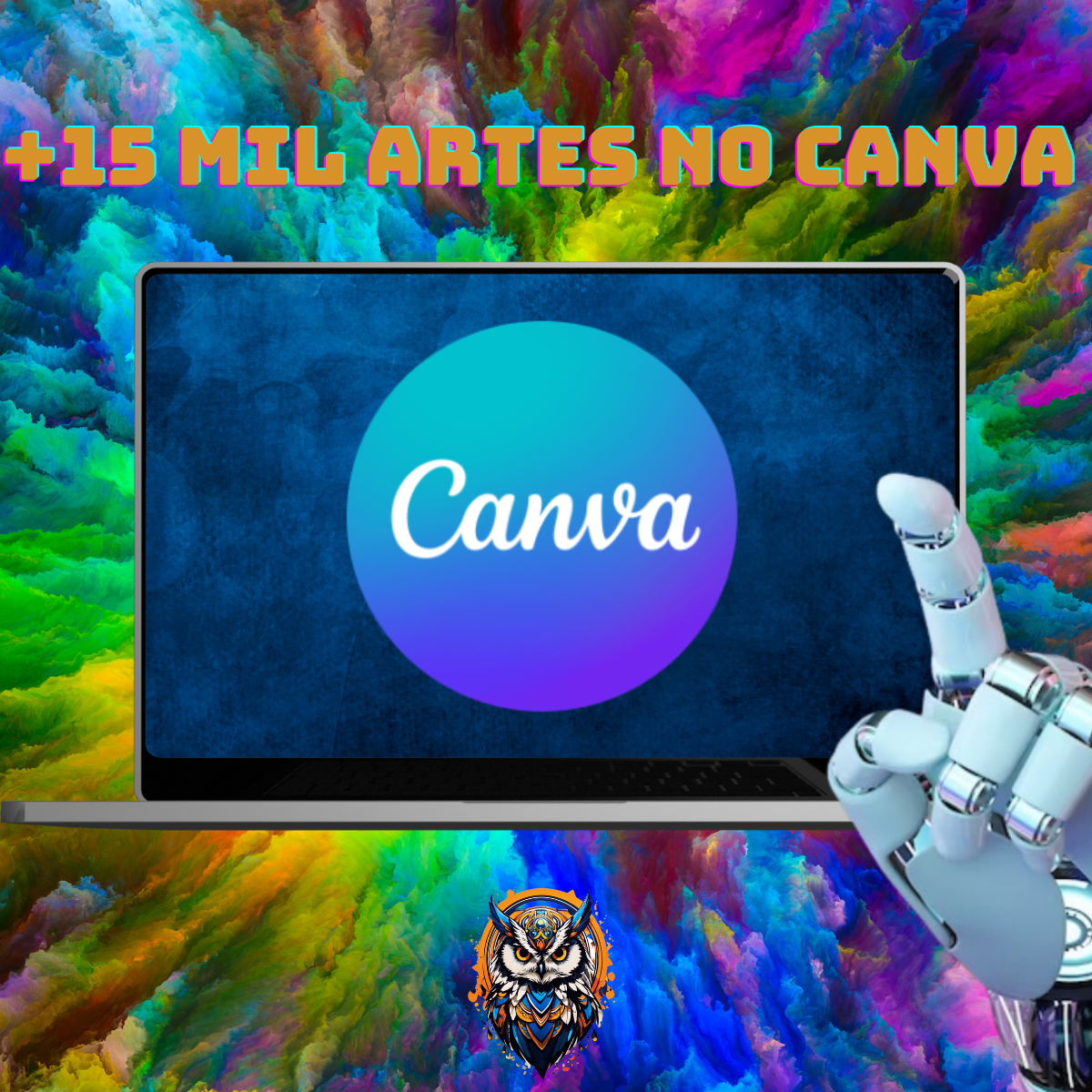15 Mil artes no Canva + Bônus