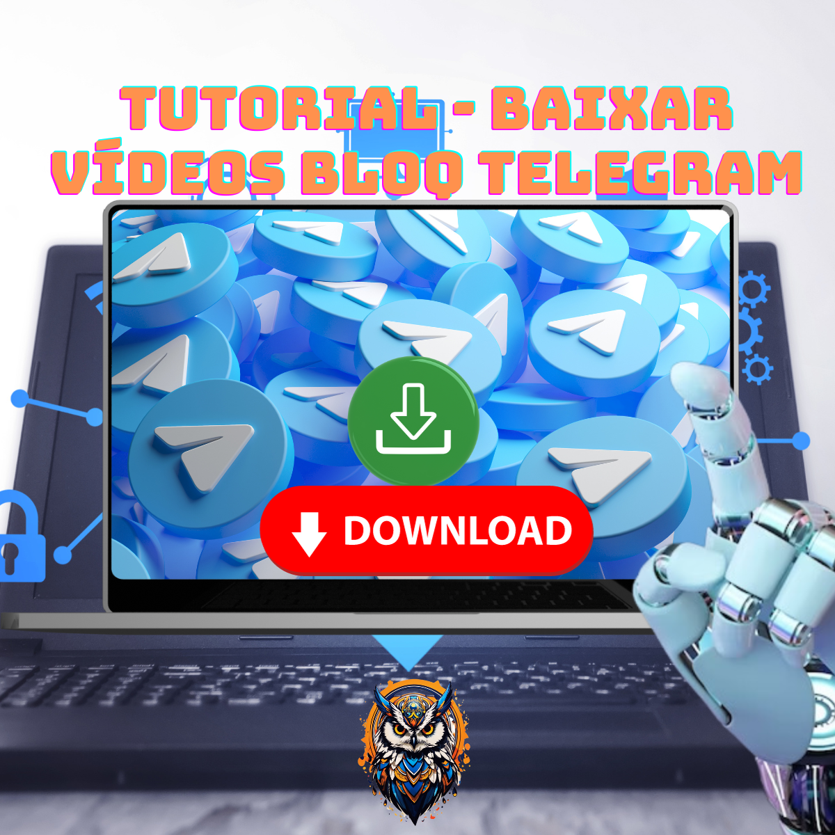 Tutorial como Baixar Vídeos ou Imagens Bloqueados no Telegram