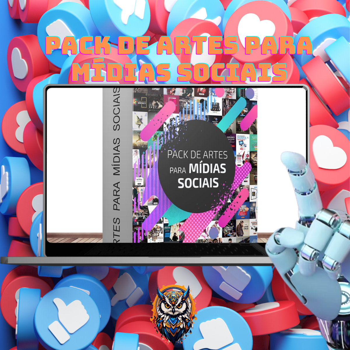 Mega Pack de Artes para Mídia Sociais