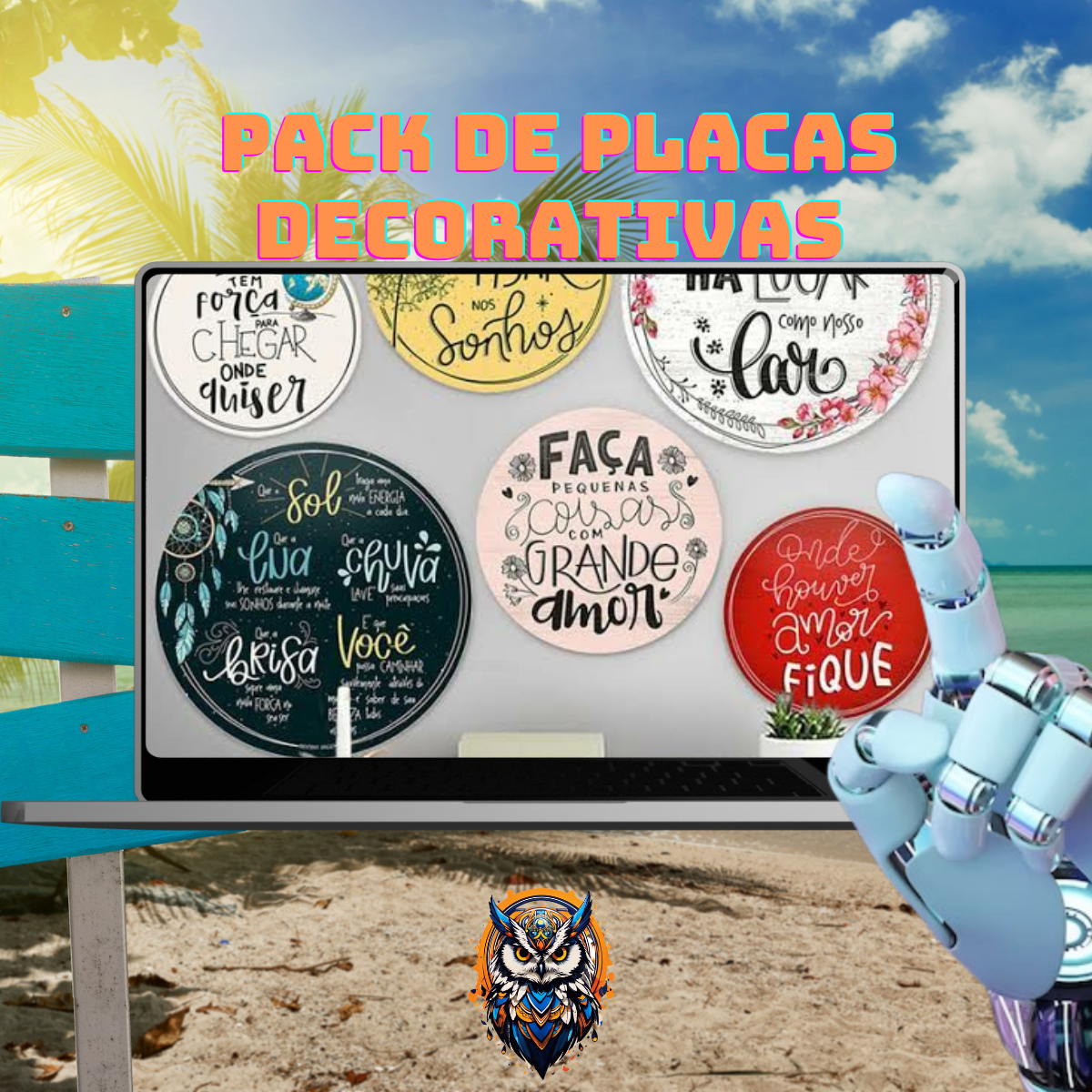 Pack Placas Decorativas