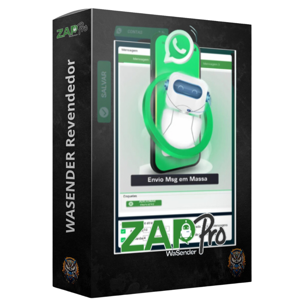 ZapPro Wasender (Com Direito de REVENDA)